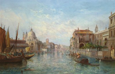 Blick auf den Canal Grande, Venedig von Alfred Pollentine